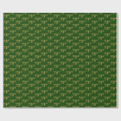 Green, Imitate Gold 73. (73.) Event Geschenkpapier (Flach)