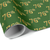 Green, Imitate Gold 76. (76.-6.) Veranstaltung Geschenkpapier (Rolleneckpunkt)
