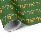Green, Imitate Gold 76. (76.-6.) Veranstaltung Geschenkpapier (Rolleneckpunkt)