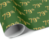 Green, Imitate Gold 79. (79.-9.) Veranstaltung Geschenkpapier (Rolleneckpunkt)