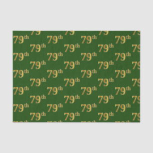 Green, Imitate Gold 79. (79.-9.) Veranstaltung Seidenpapier