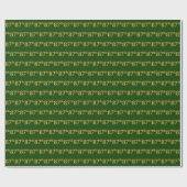 Green, Imitate Gold 87. (siebenundachtzig) Veranst Geschenkpapier (Flach)