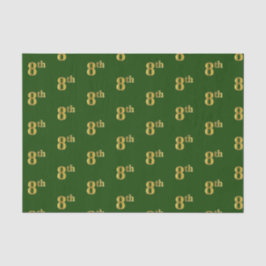 Green, Imitate Gold 8. (Achte) Event Tissue Paper Seidenpapier
