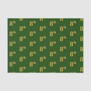 Green, Imitate Gold 8. (Achte) Event Tissue Paper Seidenpapier