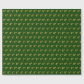 Green, Imitate Gold 8. (Achte) Veranstaltung Geschenkpapier (Flach)