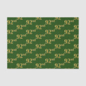 Green, Imitate Gold 92. (Neunzigste) Veranstaltung Seidenpapier (Vorderseite)