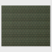 Green & Imitats Gold Fee Lights Geschenkpapier (Flach)