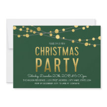 Green Imitats Gold Strings of Lights Weihnachts Pa