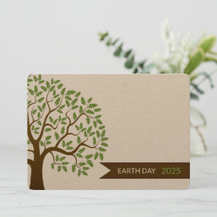 Green-Invasion-Karte des Earth Day Ankündigung