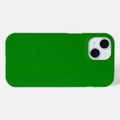 Green iPhone 15 Case (Rückseite (Horizontal))