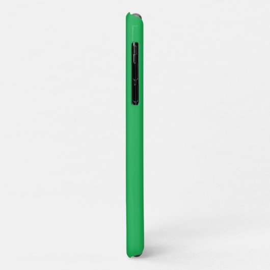 Green iPhone Case mit Funny Ostrich - Lächeln (Hinten/Links)