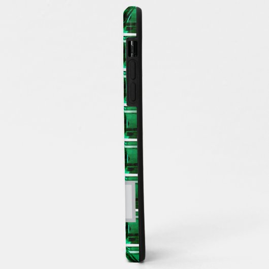 Green iPhone Gehäuse faceted Gemstone Emerald Case-Mate iPhone Hülle (Hinten/Links)