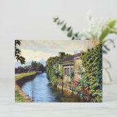 Green Ireland Artwork Painting Card Karte (Stehend Vorderseite)