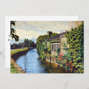 Green Ireland Artwork Painting Card Karte