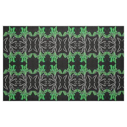 Green Iris Stoff (Fat Quarter (45,7 x 55,9 cm))