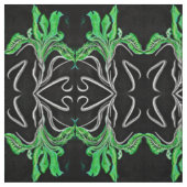 Green Iris Stoff (Muster)