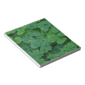 Green Irish Clover Notizblock (angewinkelt)