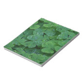 Green Irish Clover Notizblock (Rotiert)