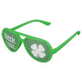 Green Irish Girl St Patricks Day Party Sonnenbrille (Schrägansicht)