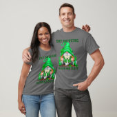 Green Irish Gnome Holding Beer St Patrick Gnome T-Shirt (Unisex)