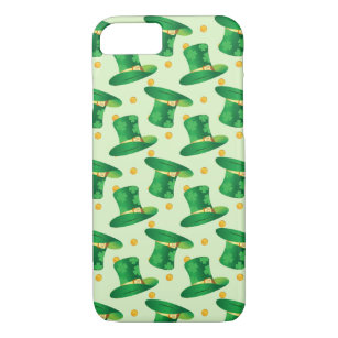 Green Irish Hat-Muster , Art Patrick's Day Design Case-Mate iPhone Hülle