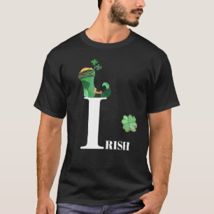 *~* Green IRISH IRELAND Leprechaun Clover Shoe T-Shirt