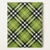 Green Irish Kariert Pattern Planer (Rückseite)