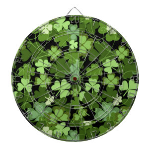 Green Irish Kleeblatt Dartscheibe