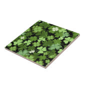 Green Irish Kleeblatt Fliese (Seite)