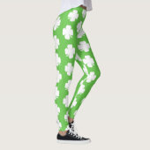 Green Irish Kleeblatt Happy St Patrick B Leggings (Rechts)