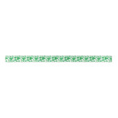 Green Irish Kleeblatt Satin Ribbon Satinband (Vorderseite)