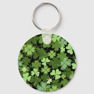 Green Irish Kleeblatt Schlüsselanhänger