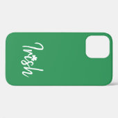 Green Irish Kleeblatt St Patricks Day Case-Mate iPhone Hülle (Rückseite (Horizontal))