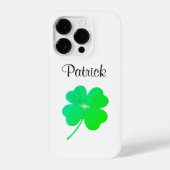 Green Irish Kleeblatt St. Patrick's Day Phone Case iPhone Hülle (Rückseite)