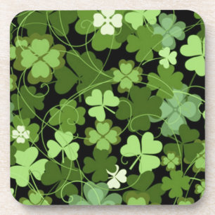 Green Irish Kleeblatt Untersetzer