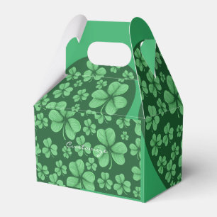 Green Irish Kleeblatts St Patrick's Day Geschenkschachtel