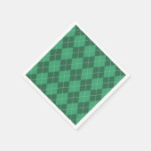 Green Irish Raute Napkins Serviette (Ecke)
