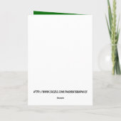 Green Irish Sessing Karte (Rückseite)