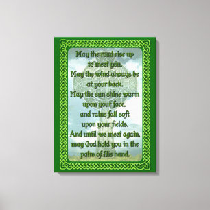 Green Irish Sessing Leinwanddruck