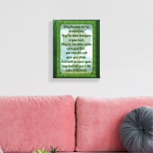 Green Irish Sessing Leinwanddruck (Insitu (Wohnzimmer))