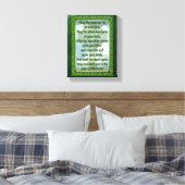 Green Irish Sessing Leinwanddruck (Insitu (Schlafzimmer))