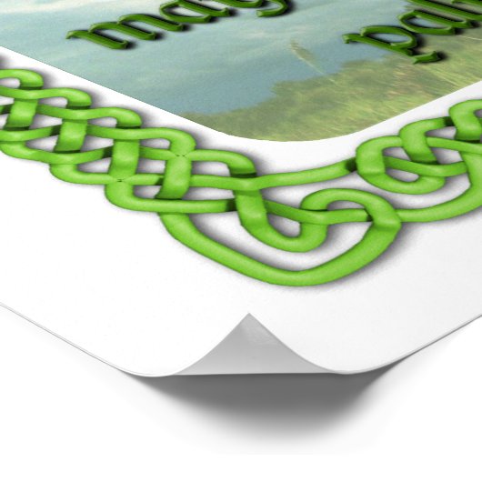 Green Irish Sessing Poster (Ecke)