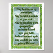 Green Irish Sessing Poster (Vorne)