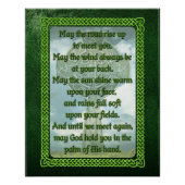 Green Irish Sessing Poster (Vorderseite)