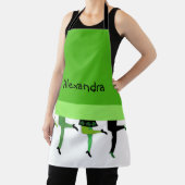 Green Irish Stepdancers' Legs Comical Schürze (InSitu)