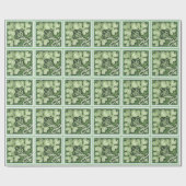 Green Irish Tiled Geschenkpapier (Flach)