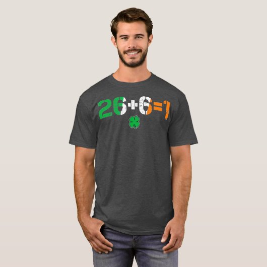 Green Irish Unity 26 6 1 St Paddys Day Irland T-Shirt (Vorne ganz)