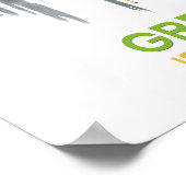 Green is a Future - Solarpunk Poster (Ecke)