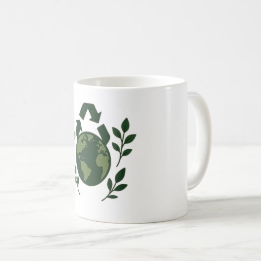 Green is the New Black Kaffeetasse (VorderseiteRechts)