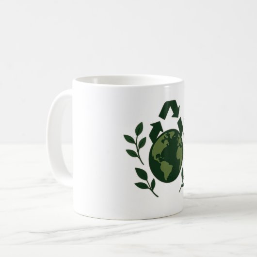 Green is the New Black Kaffeetasse (Vorderseite Links)